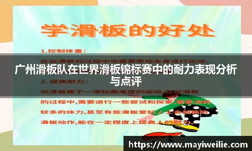 广州滑板队在世界滑板锦标赛中的耐力表现分析与点评