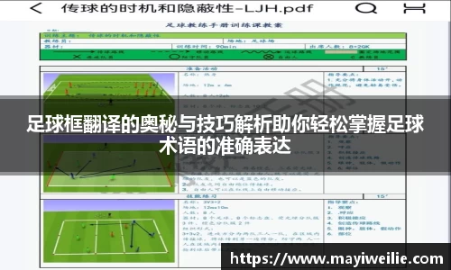 足球框翻译的奥秘与技巧解析助你轻松掌握足球术语的准确表达